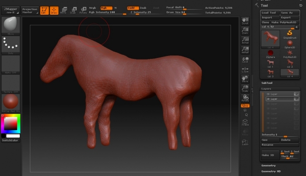 Creation of A colt: Step 12